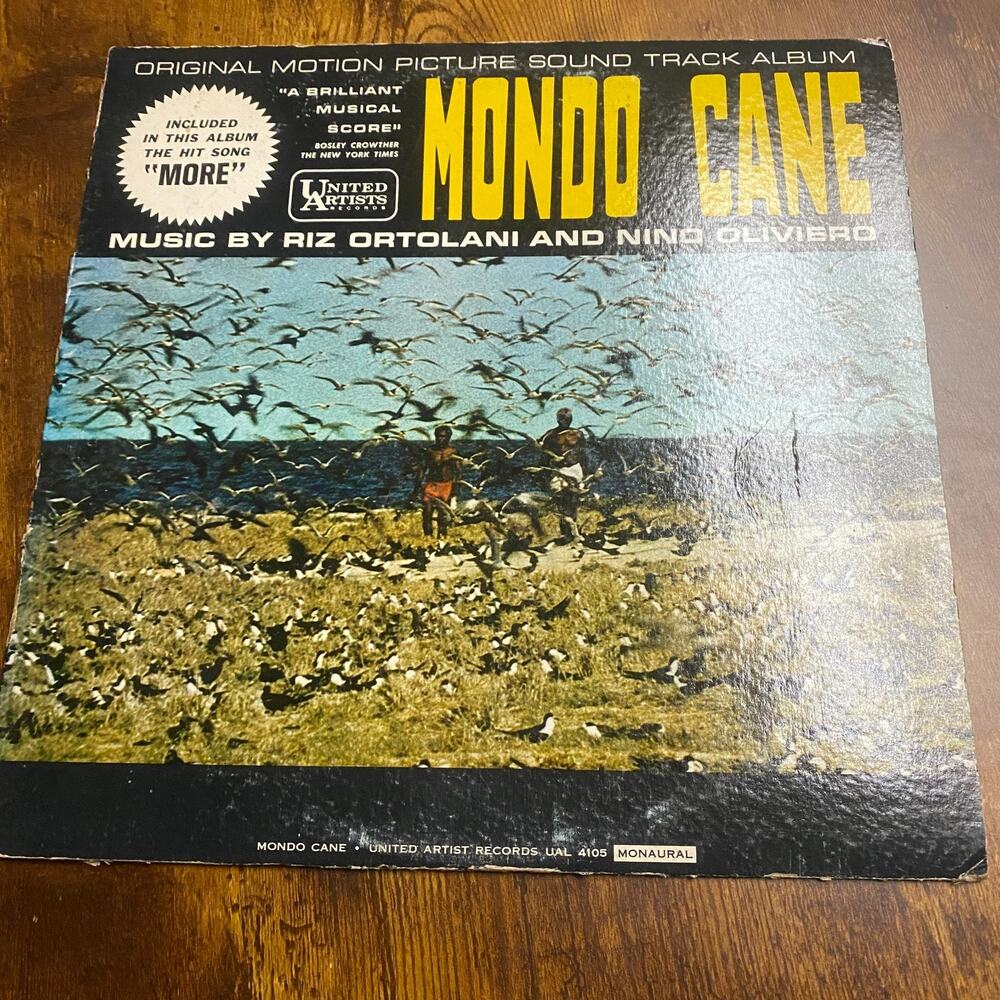 Mondo Cane (Original Motion Picture Soundtrack) United Artist Records UAS 5105